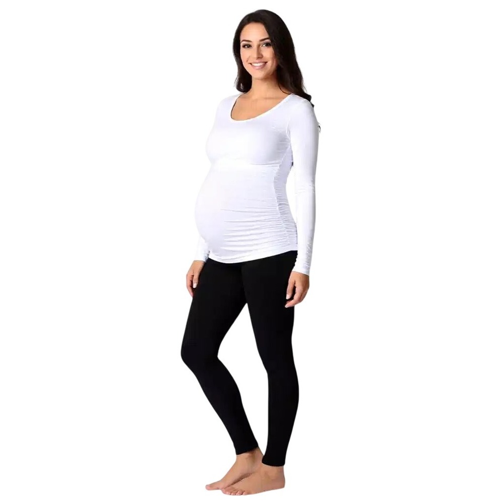 Motherhood Maternity Secret Fit Belly Leggings Black Large L NWT